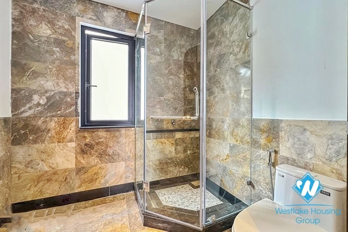 Lake view and Indochina style 3 beds apartment for rent in Dang Thai Mai st, Tay Ho